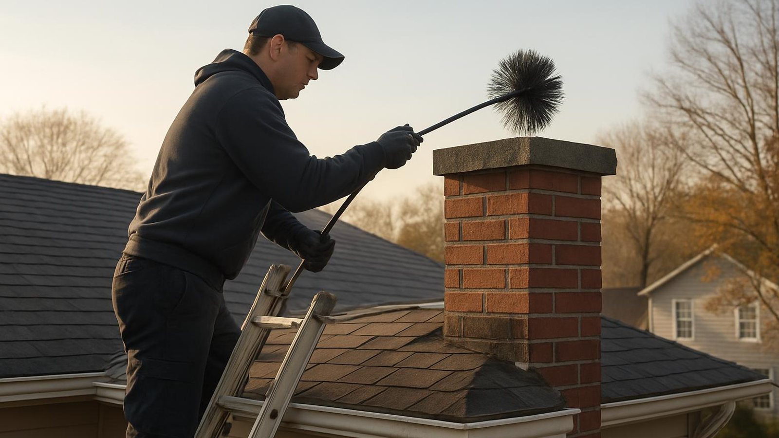 Practical chimney sweep & inspection in South Easton